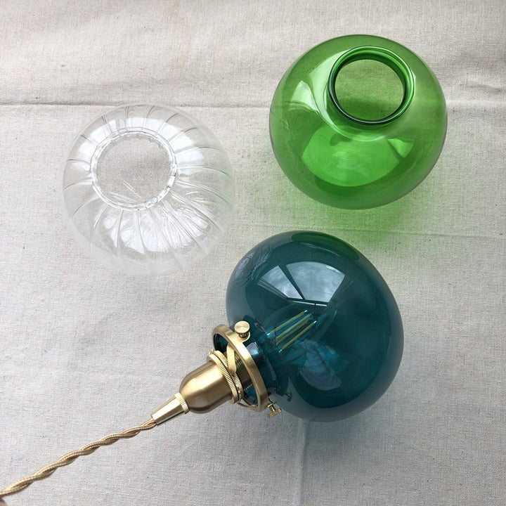 Small Retro Handmade Glass Pendant Light 5.1' | Kalsten