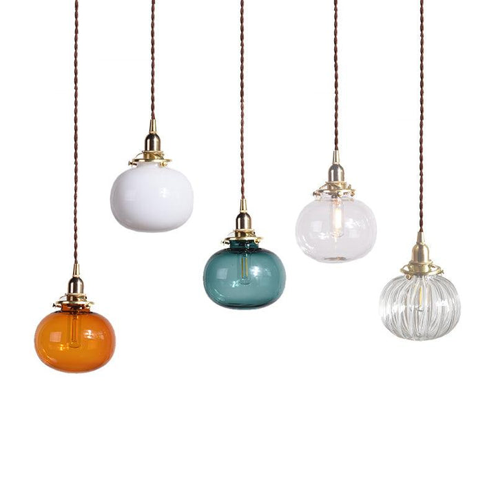 Small Retro Handmade Glass Pendant Light 5.1' | Kalsten