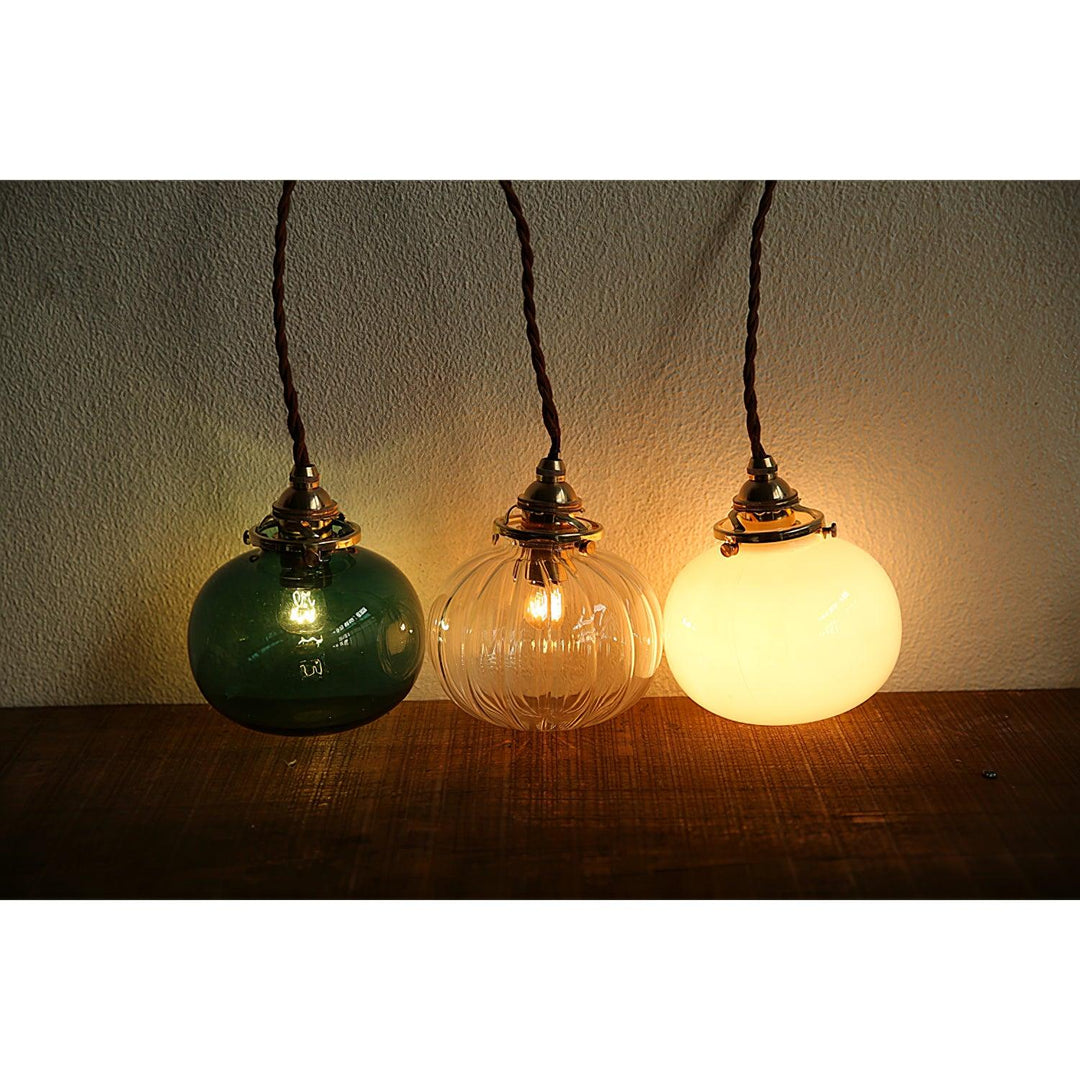 Small Retro Handmade Glass Pendant Light 5.1' | Kalsten
