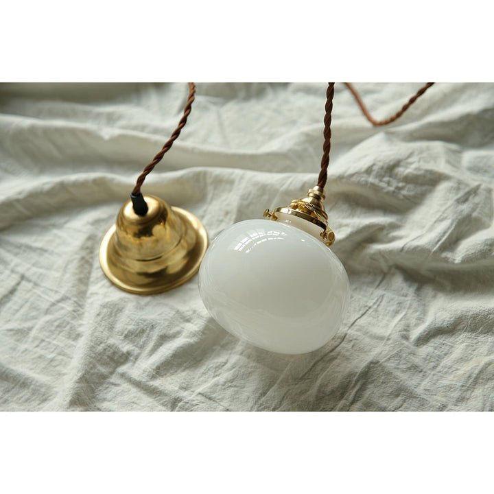 Small Retro Handmade Glass Pendant Light 5.1' | Kalsten