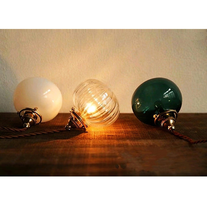 Small Retro Handmade Glass Pendant Light 5.1' | Kalsten