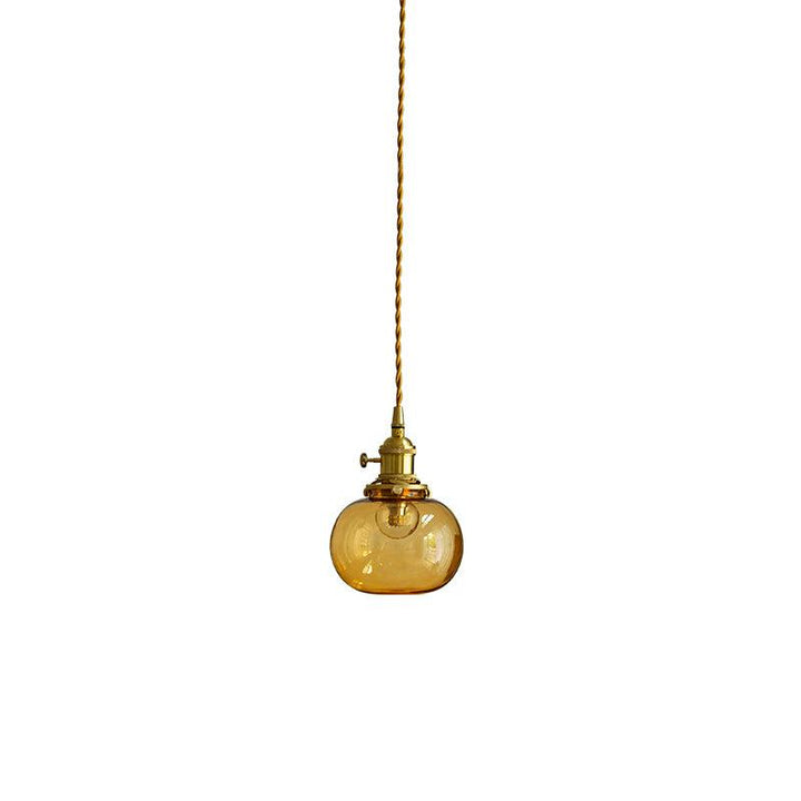 Small Retro Handmade Glass Pendant Light 5.1' | Kalsten