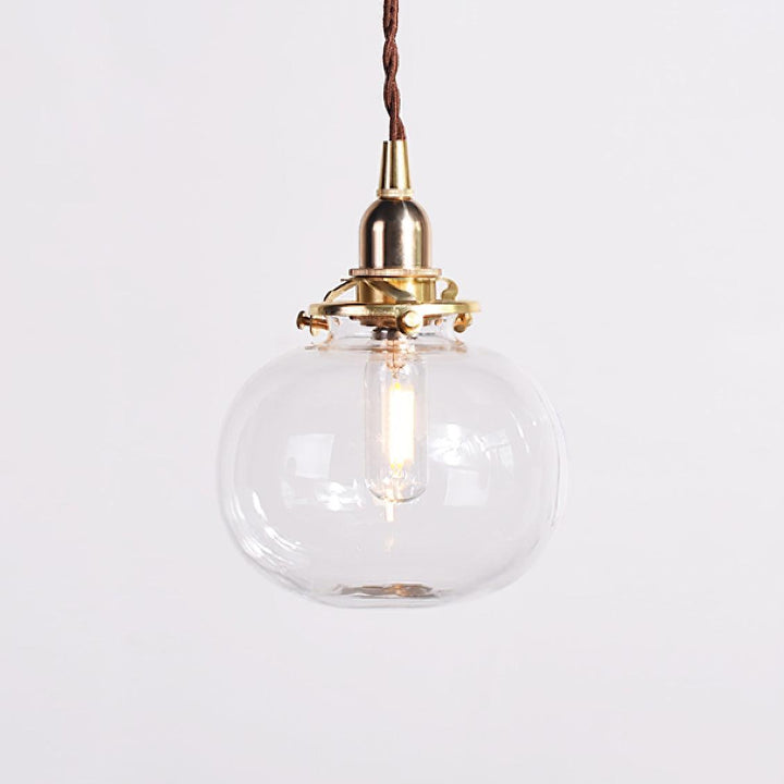 Small Retro Handmade Glass Pendant Light 5.1' | Kalsten