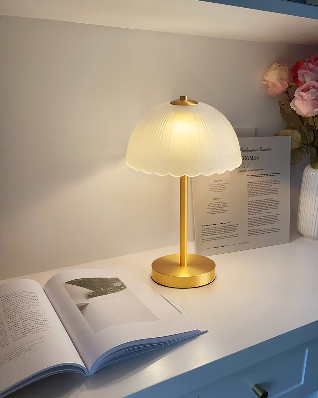 Small Umbrella Table Lamp | Kalsten