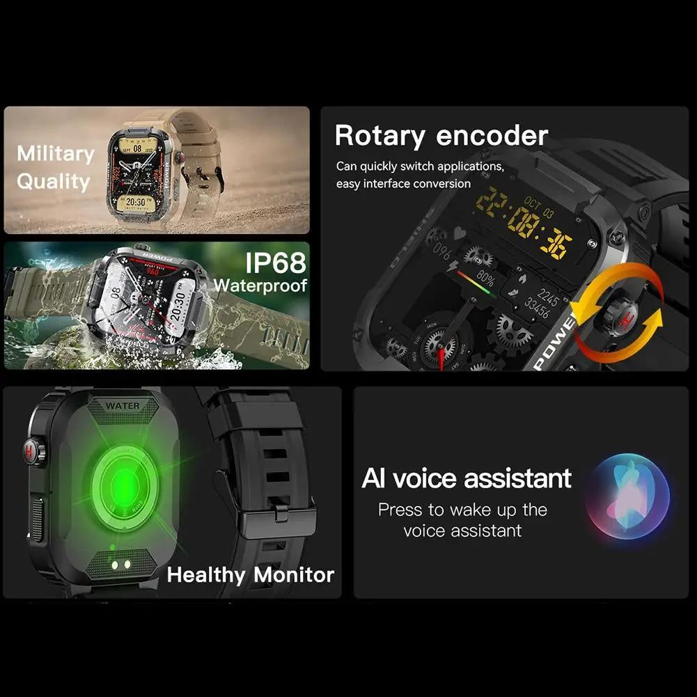 BlazeX Pro™ - The strongest smartwatch on the market! Suitable for IOS & Android! Kalsten