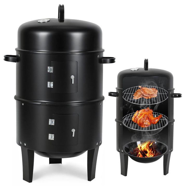 3 in 1 Smoker Smoking Oven 2 Levels | Kalsten