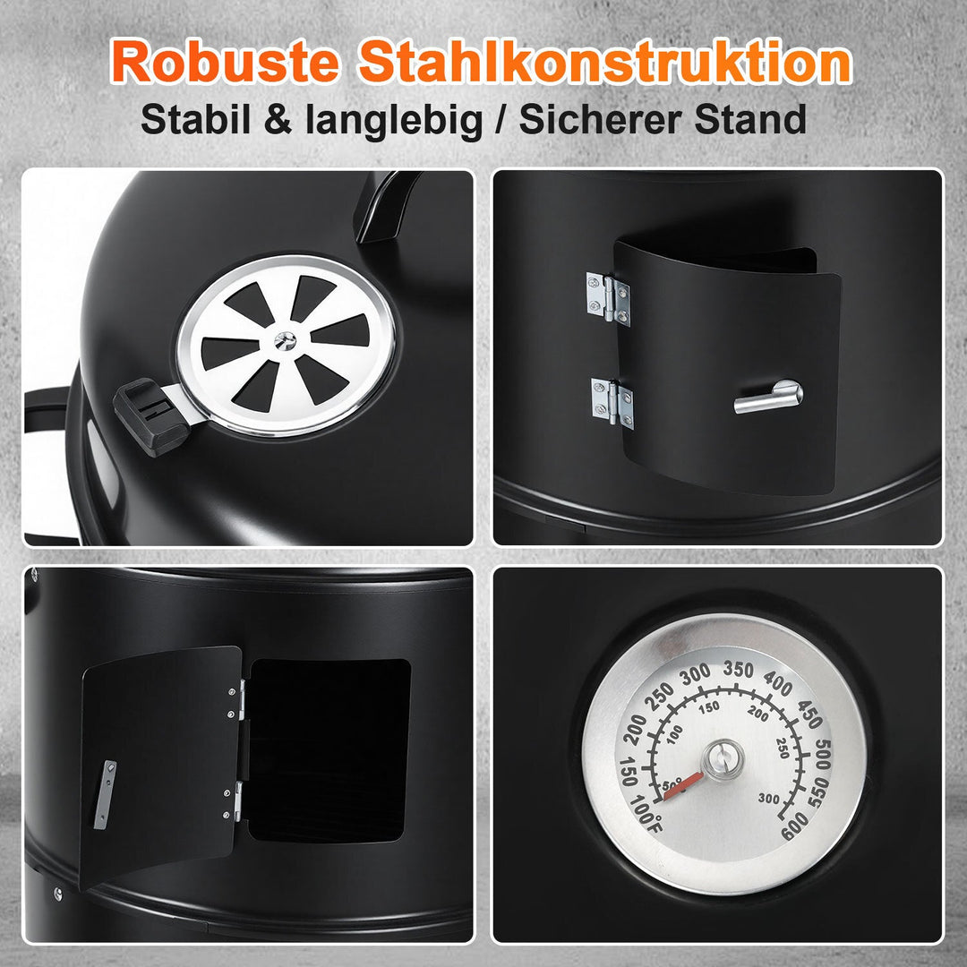 3 in 1 Smoker Smoking Oven 2 Levels | Kalsten