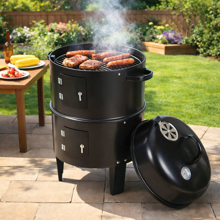 3 in 1 Smoker Smoking Oven 2 Levels | Kalsten