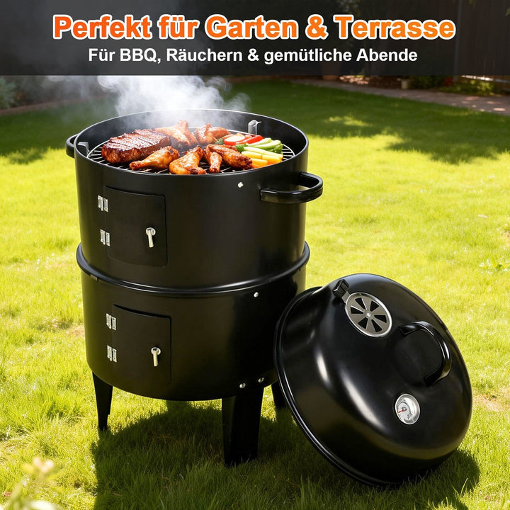 3 in 1 Smoker Smoking Oven 2 Levels | Kalsten