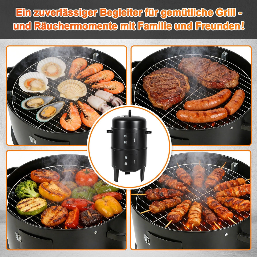 3 in 1 Smoker Smoking Oven 2 Levels | Kalsten