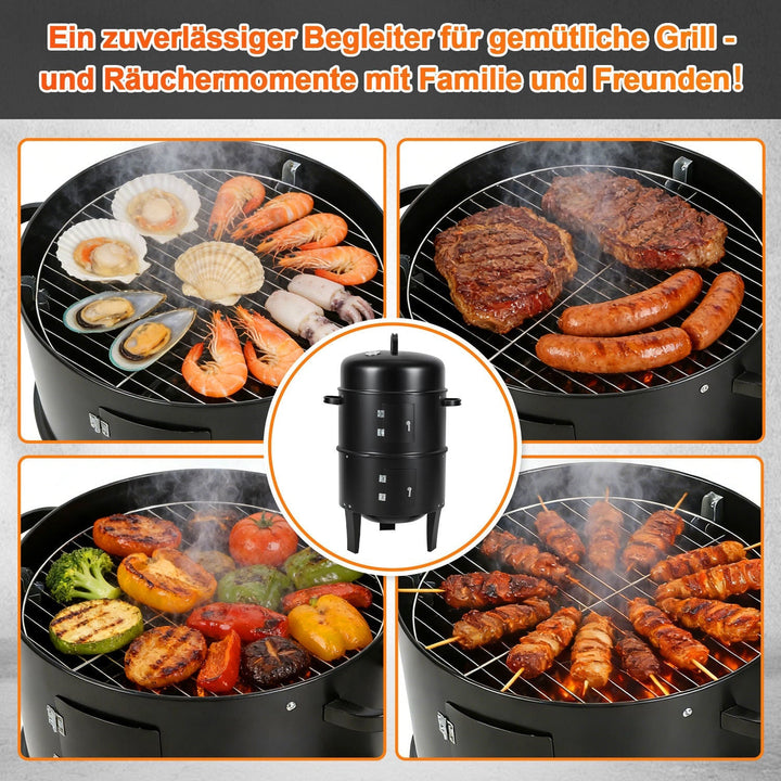 3 in 1 Smoker Smoking Oven 2 Levels | Kalsten