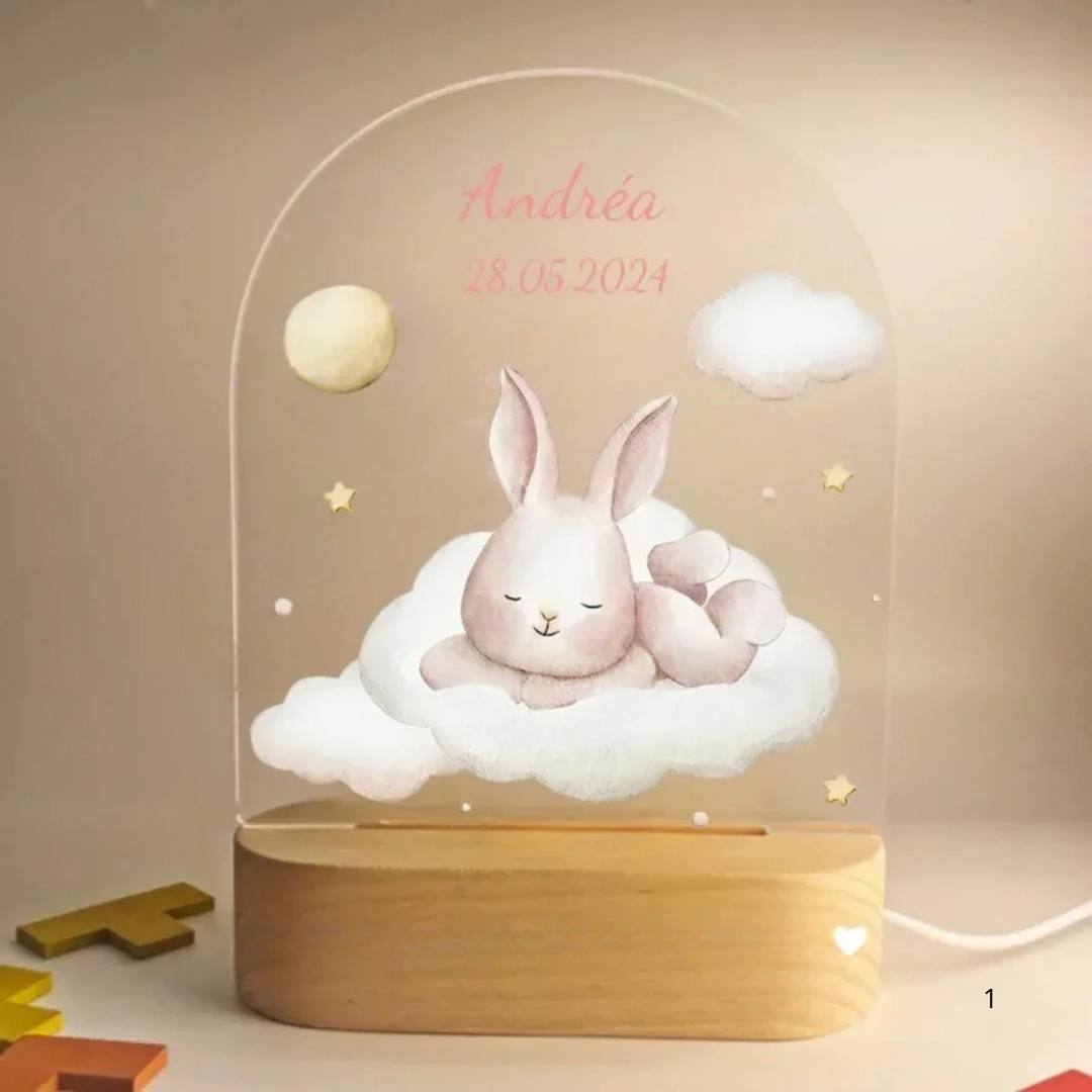 Kalsten | Personal Night Light with Name – Soft Warm LED Lighting for Children
