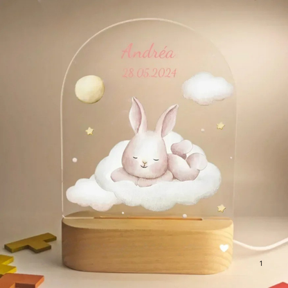 BowLift | Personal Night Light with Name – Soft Warm LED Lighting for Children