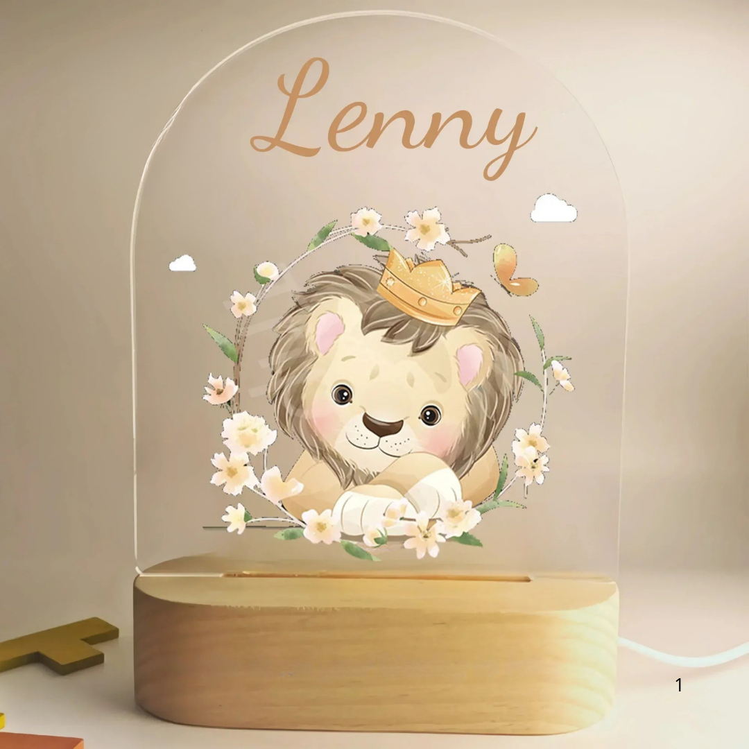 Kalsten | Personal Night Light with Name – Soft Warm LED Lighting for Children