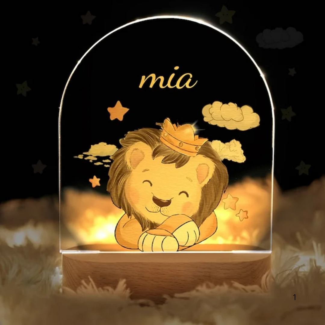 Kalsten | Personal Night Light with Name – Soft Warm LED Lighting for Children