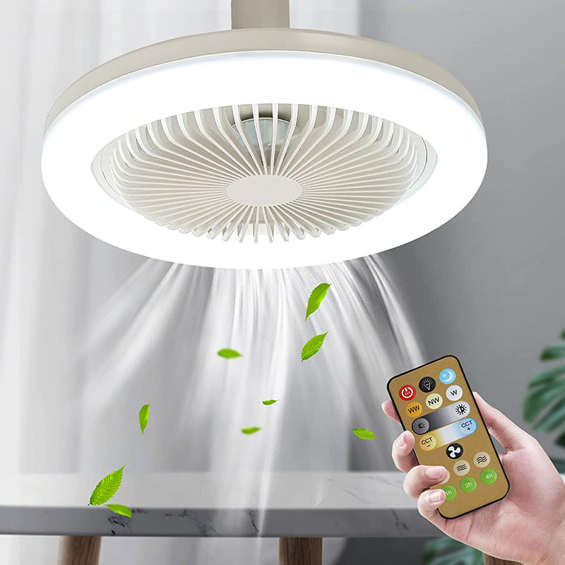 Stylish Ceiling Fan - Screws into Any Light Socket | Kalsten
