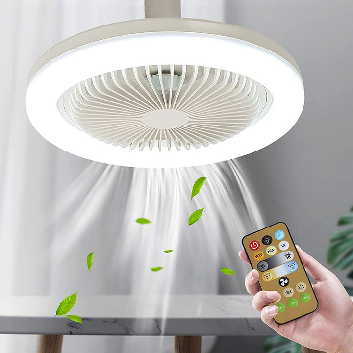 Stylish Ceiling Fan - Screws into Any Light Socket | Kalsten