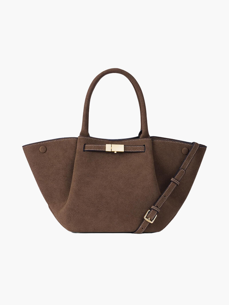 Women’s Suede Handbag – Modern Design