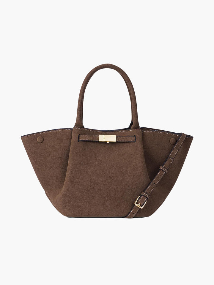 Women’s Suede Handbag – Modern Design