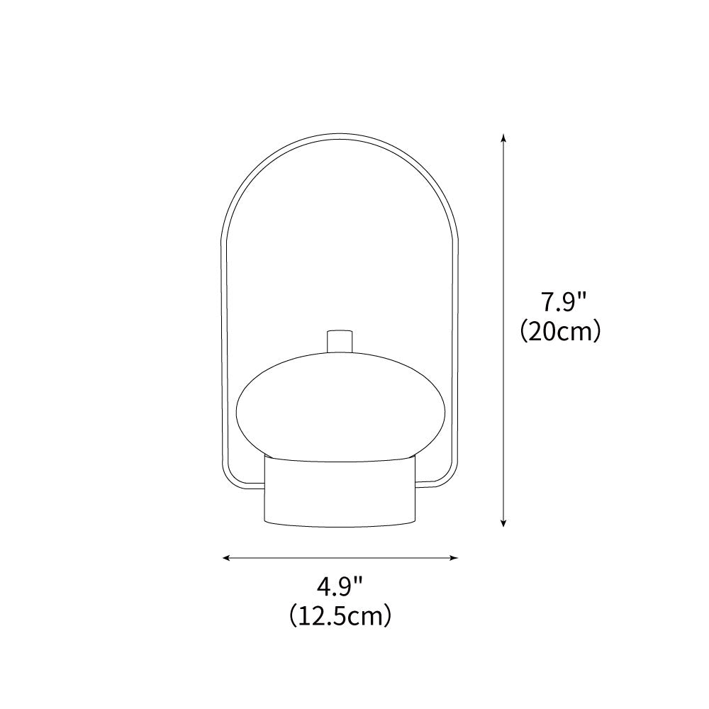 Soft Spot Table Lamp 4.9' | Kalsten