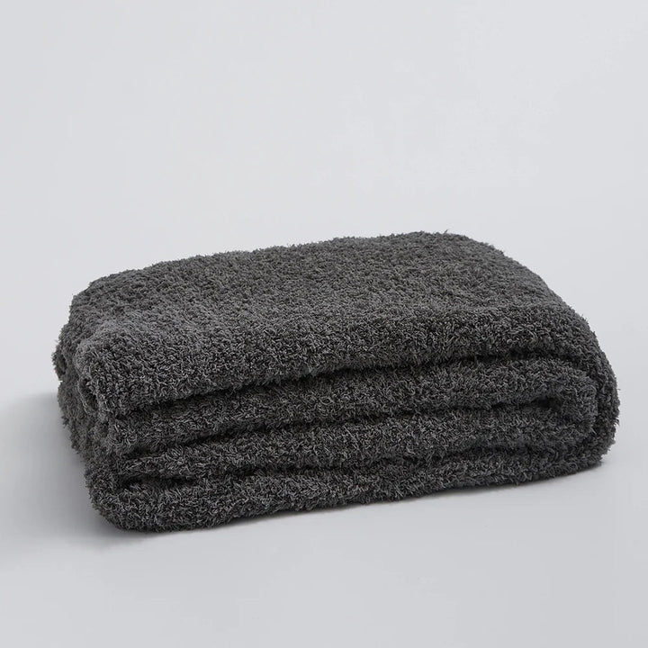 Minimalist Knit Throw Blanket – Cozy Microfiber Blend for All Seasons, 51 x 63 – Soft and Versatile Home Decor 6