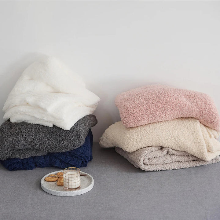Minimalist Knit Throw Blanket – Cozy Microfiber Blend for All Seasons, 51 x 63 – Soft and Versatile Home Decor 5