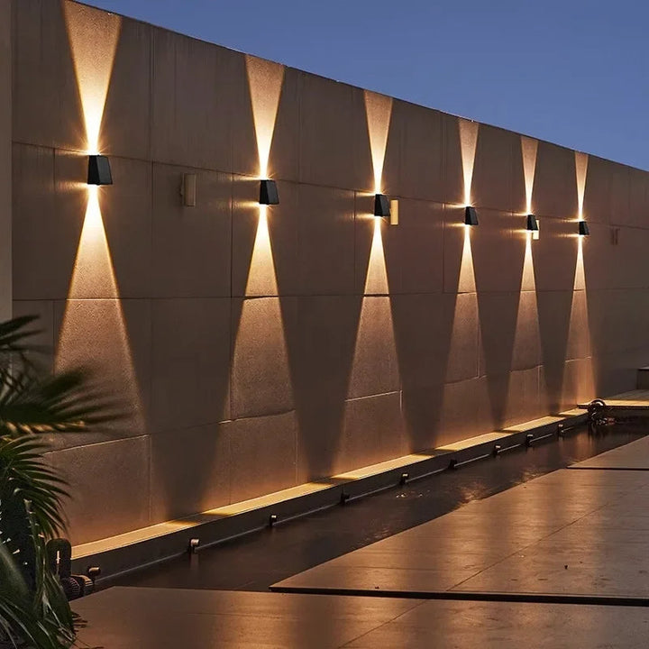 NovaLicht Solar Wall Lamp with Automatic LED Outdoor Lighting | Kalsten