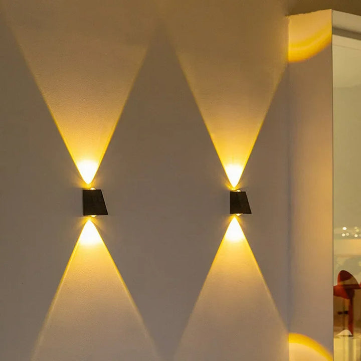 NovaLicht Solar Wall Lamp with Automatic LED Outdoor Lighting | Kalsten
