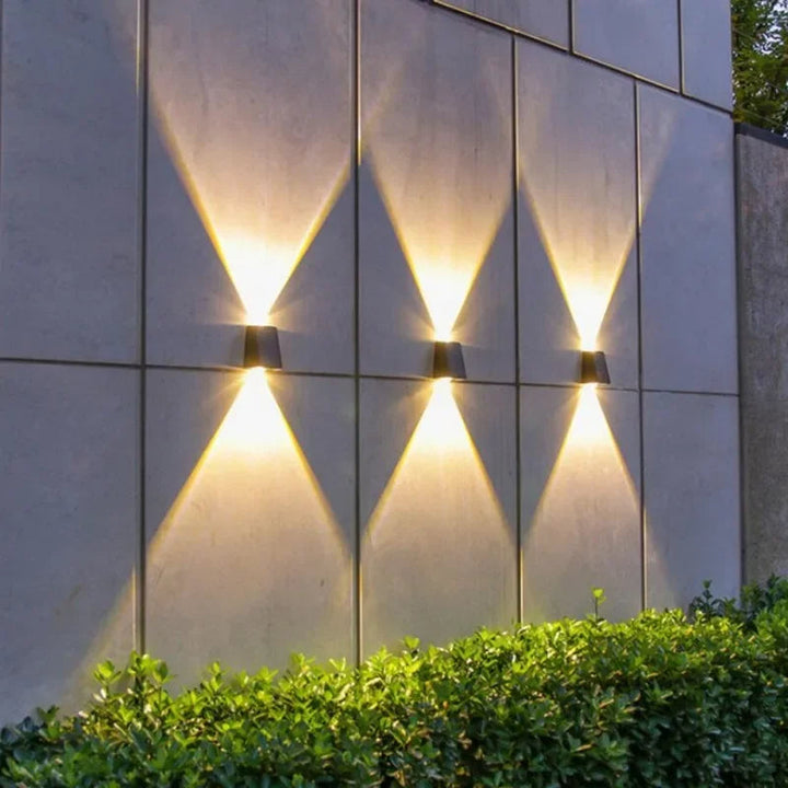 NovaLicht Solar Wall Lamp with Automatic LED Outdoor Lighting | Kalsten