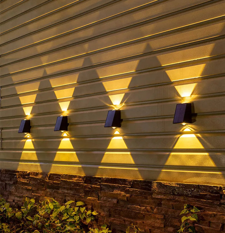 NovaLicht Solar Wall Lamp with Automatic LED Outdoor Lighting | Kalsten