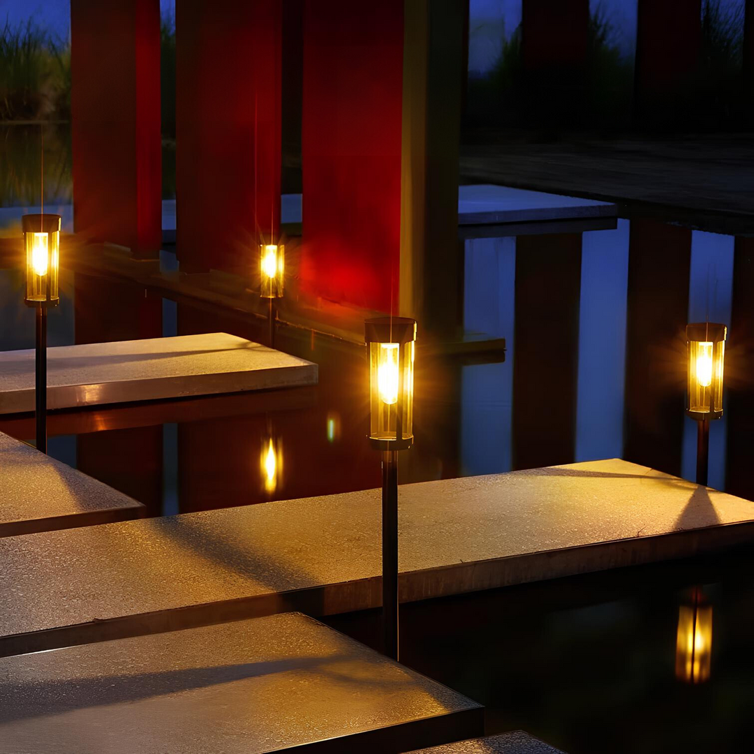 Kalsten | Solar Torch Light Solaria | Automatic Twilight Sensor | 12h Light Duration | Weatherproof Design