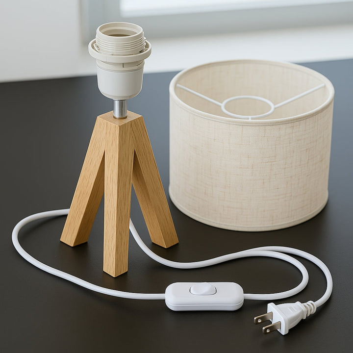 Solara Minimalist Tripod Table Lamp