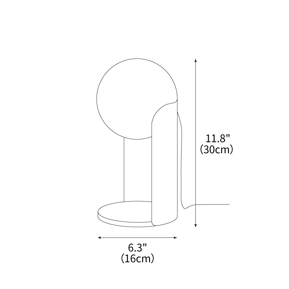 Solis Column Table Lamp 6.3' | Kalsten