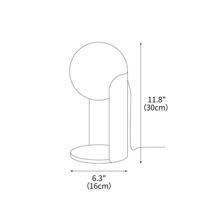 Solis Column Table Lamp 6.3' | Kalsten