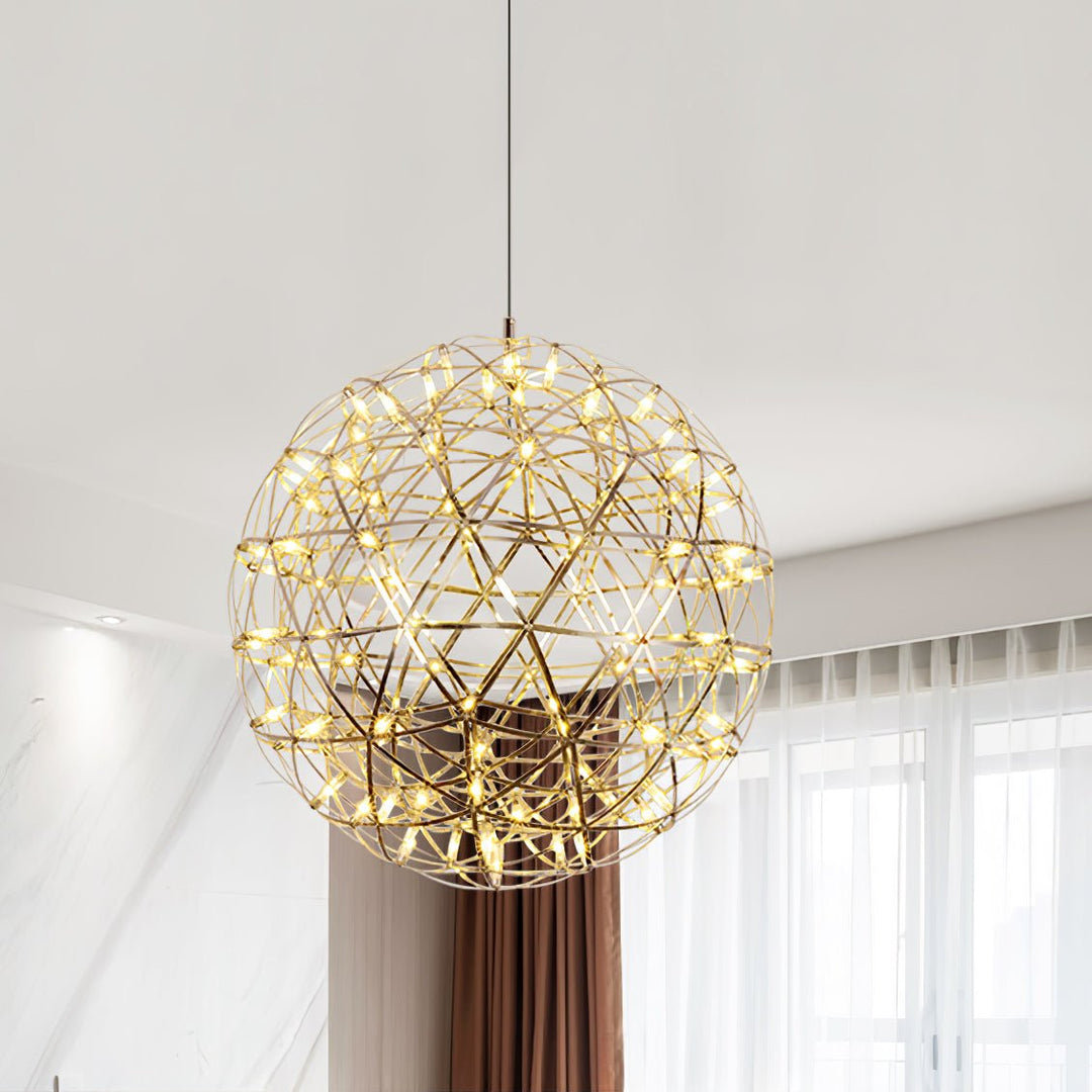 Gold Spark Ball Droplight Pendant Light | Kalsten