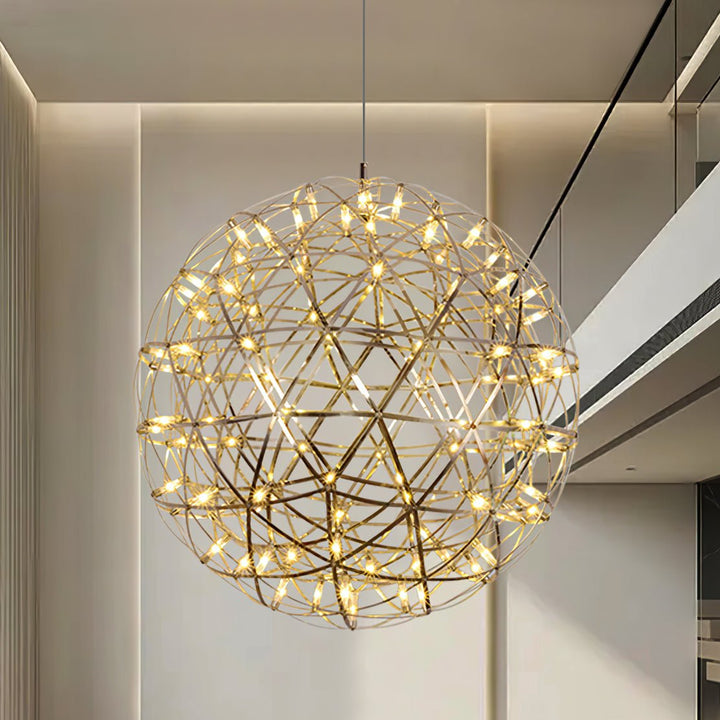 Gold Spark Ball Droplight Pendant Light | Kalsten