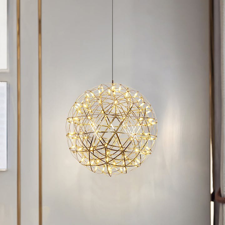 Gold Spark Ball Droplight Pendant Light | Kalsten