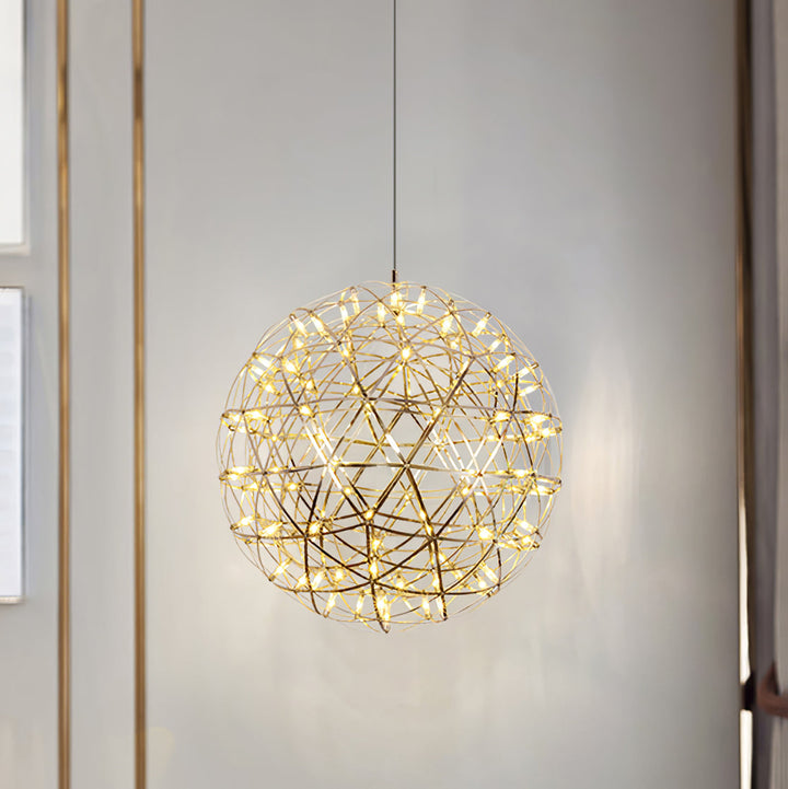 Gold Spark Ball Droplight Pendant Light | Kalsten