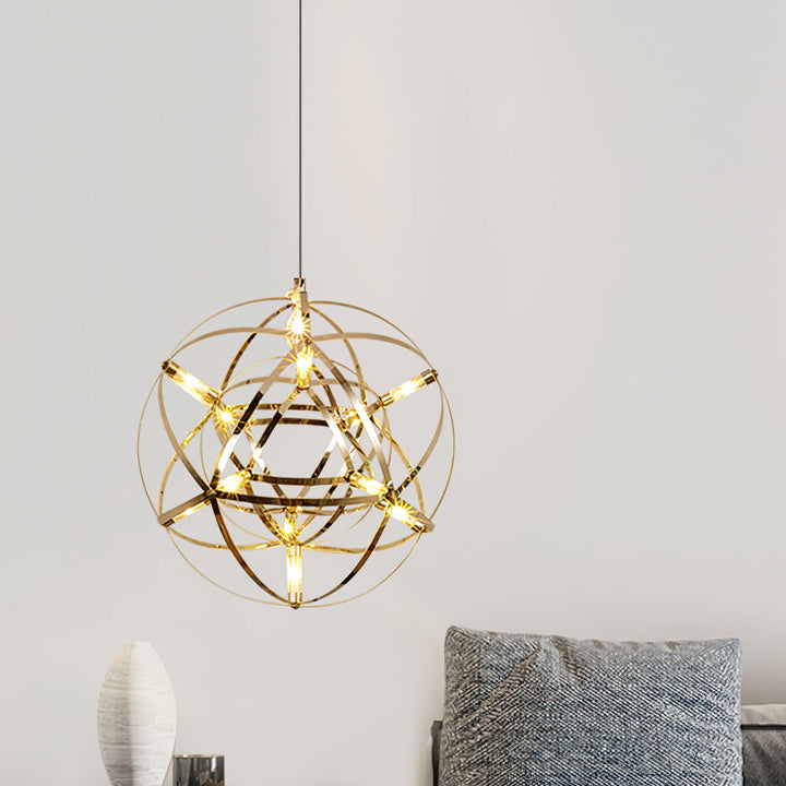 Gold Spark Ball Droplight Pendant Light | Kalsten