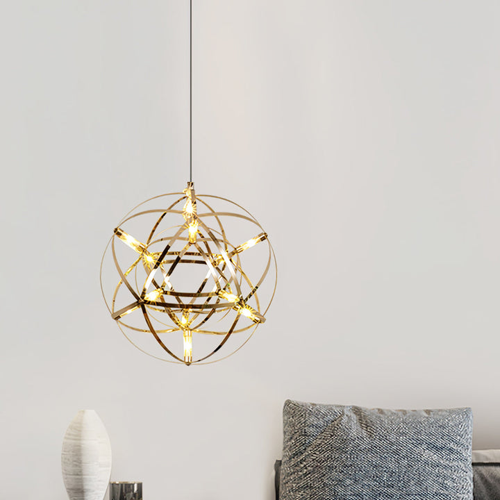 Gold Spark Ball Droplight Pendant Light | Kalsten