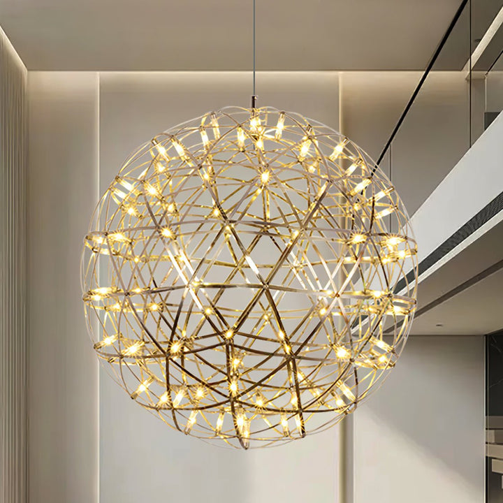 Gold Spark Ball Droplight Pendant Light | Kalsten