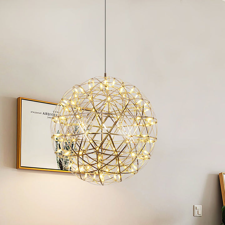Gold Spark Ball Droplight Pendant Light | Kalsten