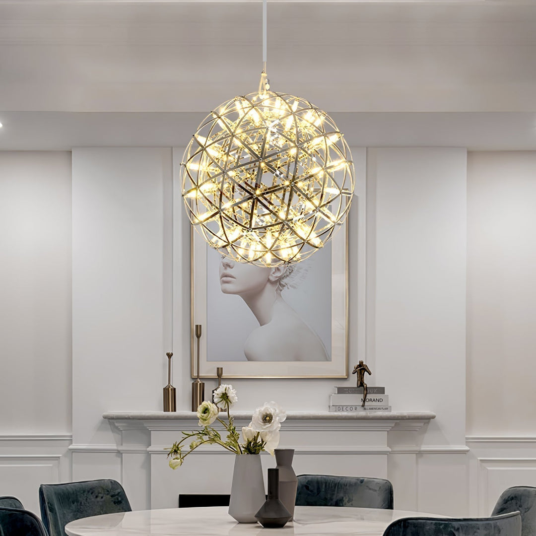 Gold Spark Ball Droplight Pendant Light | Kalsten