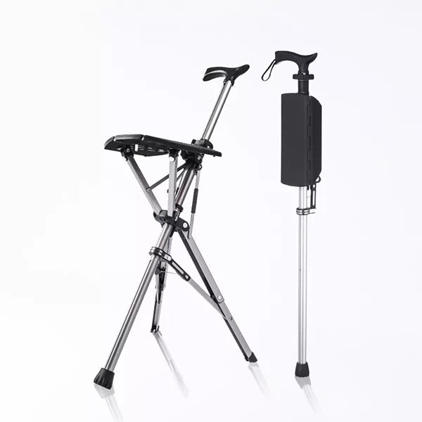 SitWalk Folding Walking Stick – Walking Stick with Sitting Function and Ergonomic Grip | Kalsten