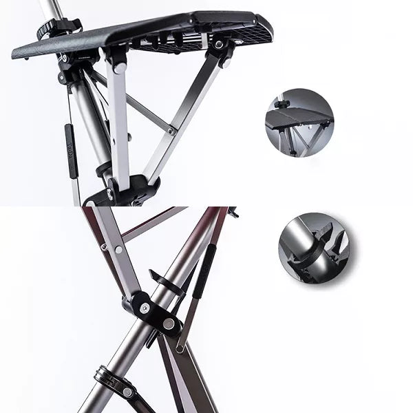 SitWalk Folding Walking Stick – Walking Stick with Sitting Function and Ergonomic Grip | Kalsten