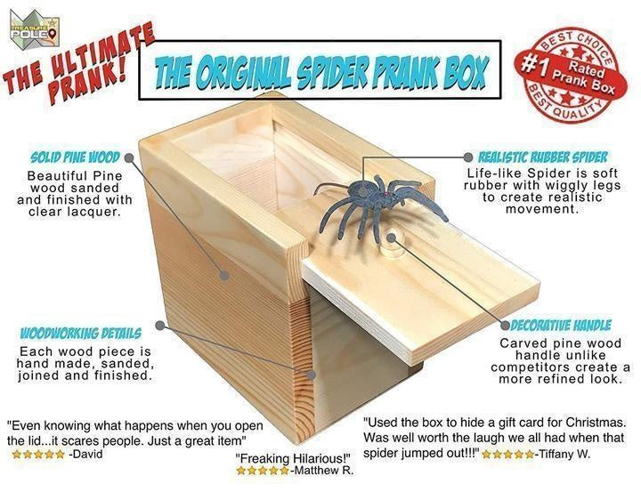 Spider Prank Box | Kalsten