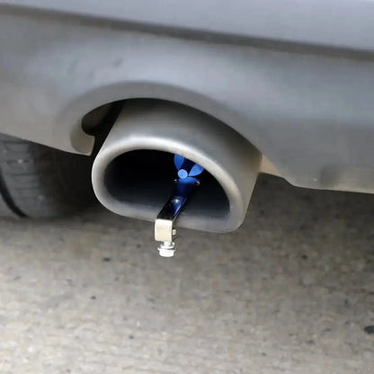 Aluminum Alloy Exhaust Resonator for Cars and Motorcycles, 2.5 × 10.7 cm