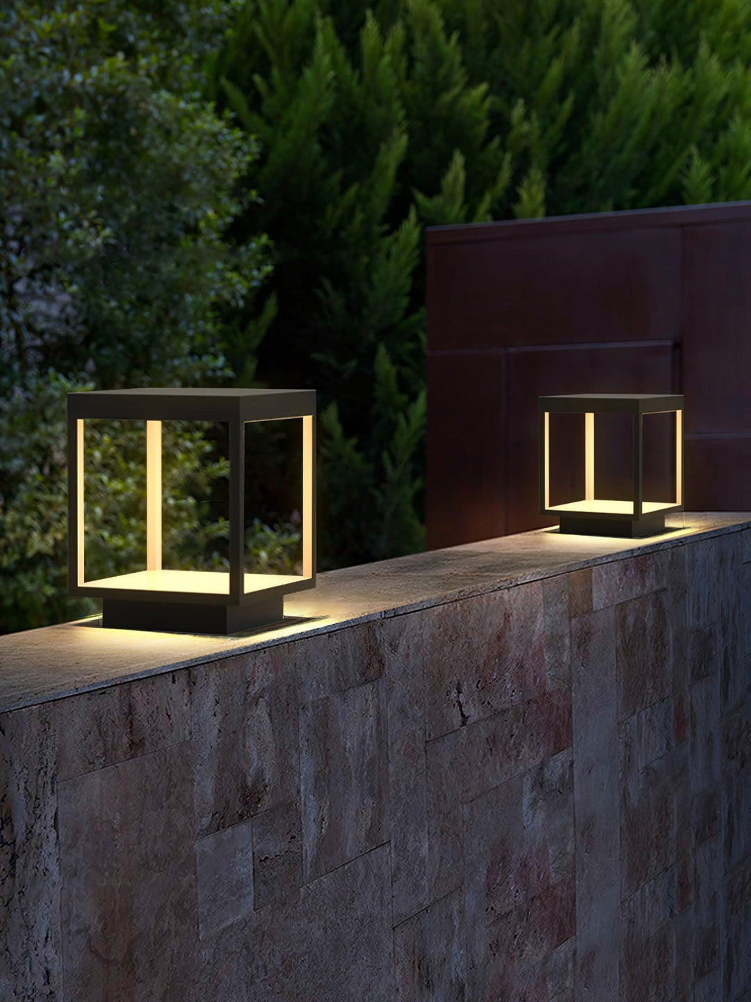 Square Frame Post Outdoor Light | Kalsten
