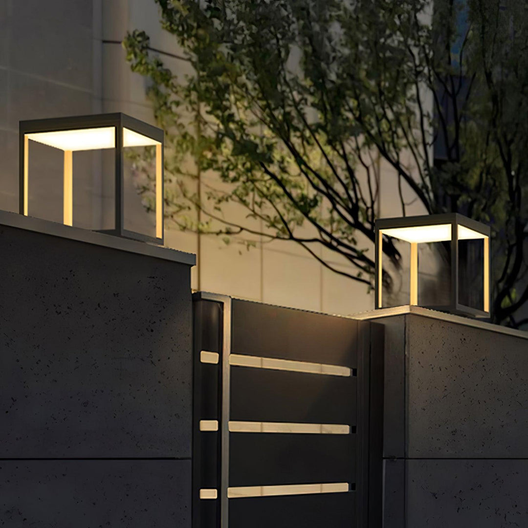 Square Frame Post Outdoor Light | Kalsten