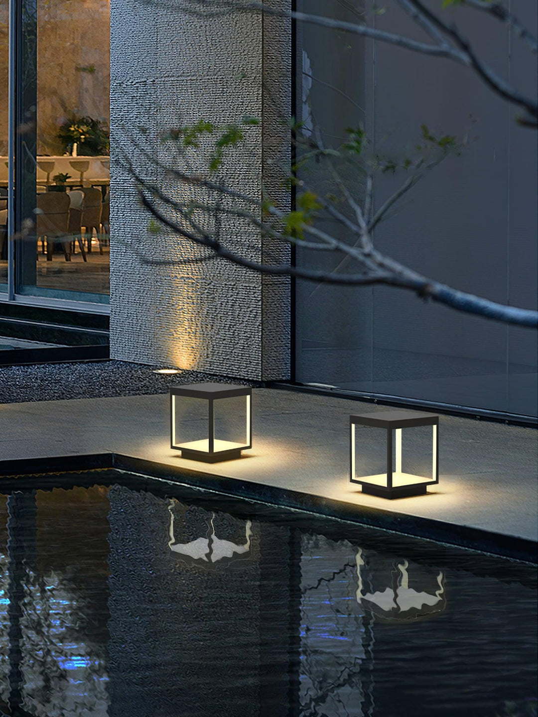 Square Frame Post Outdoor Light | Kalsten